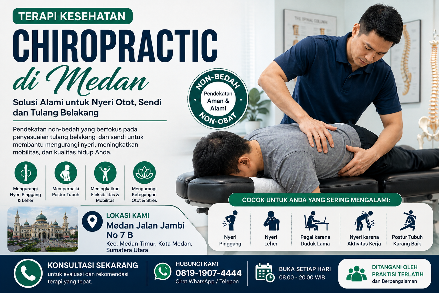 Terapi Kesehatan Chiropractic di Medan: Manfaat, Prosedur, dan Panduan Memilih Terapis
