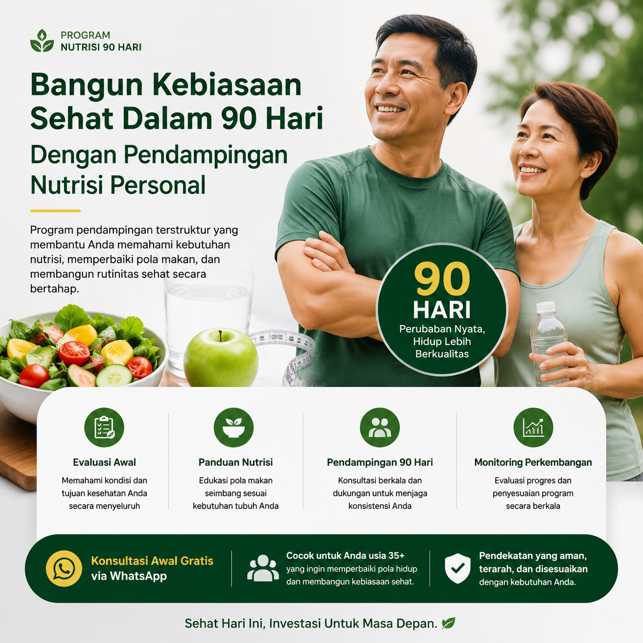 Program Nutrisi 90 Hari menjadi lebih sehat